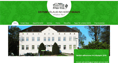 Desktop Screenshot of herrenhaus-blengow.de